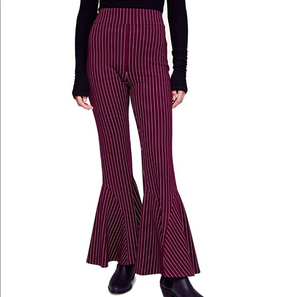 Free People Women’s Mari Striped Bottom Pants